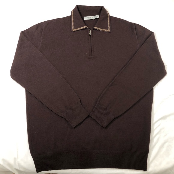 Nani Bon Other - Men’s Nani Bon 1/4 Zip Sweater Pullover Size M